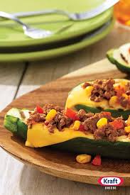 Cheesy Chorizo Zucchini Boats Recipe Appetizer Recipes Stuffed Peppers Zucchini Boat Recipes