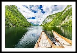 Aluminum Canoe Framed Art Prints for Sale