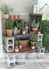 20 Do It Yourself Plant Stands That Let You Discover Your Creativity Creativity Discover Plant Stands In 2020 Diy Plant Stand Plant Stand Plants