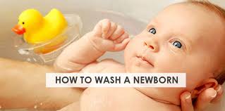 Unless your baby's skin is sweaty, oily, or dirty, plain water is enough; How To Wash A Newborn Baby Step By Step Guide Stork Mama