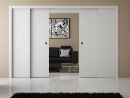 Contre Chassis Double Pour 4 Portes Paralleles Coulissantes Staffetta Double Vantaux By Ermetika Porte Coulissante Galandage Porte Coulissante Porte Camouflee