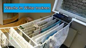 Im winter ist es ohnehin zu kalt draußen. Haushalttipps Wasche Im Winter Richtig In Der Wohnung Trocknen Youtube