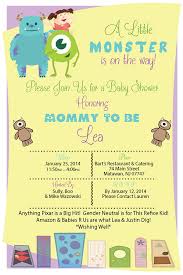 Custom Monsters Inc Themed Baby Shower On Behance
