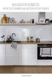 ikea kuche im skandinavischen stil mit metod und voxtorp ikea kuche wohnung kuche kuchen design