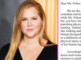Amy Schumer Sends Trainer A Fake Cease And Desist After 'Extreme' Workout