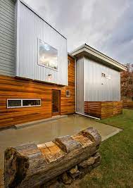12 Metal Clad Contemporary Homes House Cladding Exterior House Siding Contemporary House Design