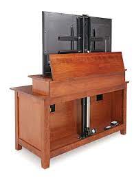 Used in this jon peters tv lift cabinet project, the touchstone whisper lift ii tv lift mechanism is easy to install. Flat Screen Tv Lift Cabinet Woodworking Project Woodsmith Plans