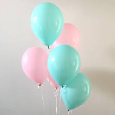 Light Pink Tiffany Blue Balloons Partycrafters