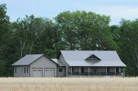 Attached Garage Barn House Plans Metal Building Homes Barn Style House