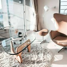 Premium Modern Noguchi Coffee Table Isamu Replica Glass Top In Natural Wood Ebay In 2020 Noguchi Coffee Table Coffee Table Wood Coffee Table Isamu Noguchi