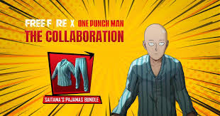 He wears a dark blue kung fu suit with white trimming. Saitama Skins And More In The Free Fire X One Punch Man Collab