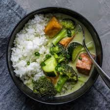 Vegan Thai Green Curry With Tofu Recipe Green Curry Vegetarian Green Curry Recipes Vegetable Green Curry