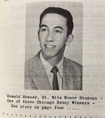 From newsletters in 1960 and 1965, articles spotlighting different awards  won by seniors at St. Rita. Click