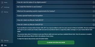 A bitcoin private key is like a secret passcode that's needed to transfer ownership of bitcoins on the blockchain. Bitcoin Gold In Der Exodus Wallet Claimen Beanspruchen