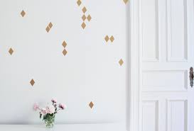 goldene rauten wandtattoo mobelsticker von ellavue auf dawanda com wandsticker rauten wandtattoo