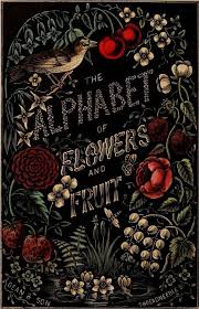 Beautiful Old Book The Alphabet Of Flowers And Fruit Vintage Book Covers Book Cover Art Book Cover