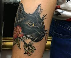 15 good luck black cat tattoo ideas. 50 Best Black Cat Tattoo Designs The Paws