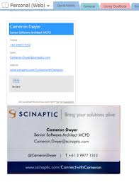 I might as well just get a third party app thats better. Office Lens The Simple And Free Way To Create An Outlook Contact From A Business Card Cameron Dwyer