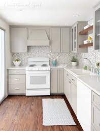 Gray White Kitchen Remodel
