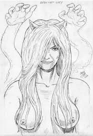 Elfen Lied: Lucy (nudity), in Mark Coon's Anime inspired Comic Art Gallery  Room