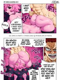 jay marvel, boku no hero academia, ashido mina, 1boy, 1girl - Anime R34