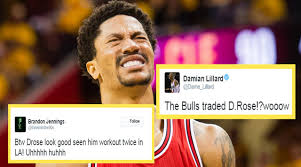 Once upon a time, derrick rose had been the most dynamic player in the league, before knee injuries had sabotaged him, reduced him from an mvp in rose, anthony and kristaps porzingis, the knicks now have a legitimate and intriguing big three — the caveat being health, which has been an issue. The Internet Went On Tilt After Hearing Derrick Rose Is Now A Knick