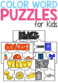Content filed under the preschool matching worksheets category. Printable Color Puzzles Color Puzzle Word Puzzles For Kids Printable Puzzles For Kids