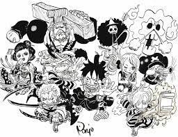 Straw Hat Pirates Wano Kuni Chibi One Piece Comic One Piece Manga One Piece Luffy