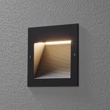 bega 24203 led incasso 3 000k dimming grafite led edelstahl farbe wand