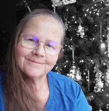 Office decorated for Christmas