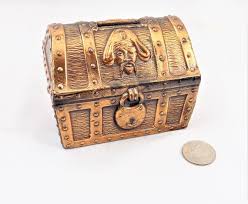 Metal Treasure Chest Bank Pirate Chest Skulls And Treasure Chest Metal Bank Metal
