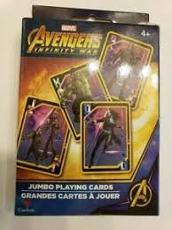 25% off with code zazzextraday. Marvel Avengers Infinity War Jumbo Playing Cards Games New 47754202571 Ebay