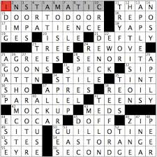 Rex Parker Does The Nyt Crossword Puzzle