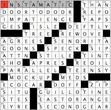 rex parker does the nyt crossword puzzle