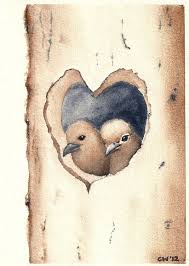 Love Nest Art Watercolor Paintings Art Prints