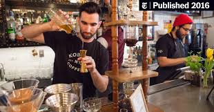 For years, it's been trendy to go for quality beers. Spiking Coffee Gives New York Bars A Fresh Buzz The New York Times
