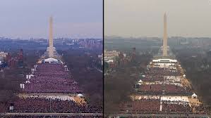 Hundreds of thousands of people crammed the ceremony on the national mall to see mr obama, 51, who is the. Comparing Donald Trump And Barack Obama S Inaugural Crowd Sizes