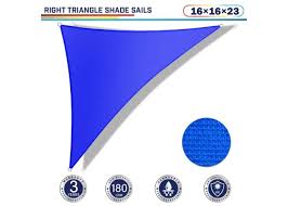 Shop garden sail canopy at aosom now. Blue 16ft X 16ft X 23ft 180gsm Polyethylene Sun Shade Sail Canopy Windscreen4less