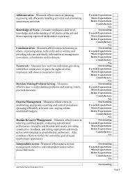 Lead Analyst Performance Appraisal