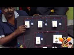 The db board (distribution board) is the point of entry of electricity into the house. House Wiring Maha Tamil Youtube