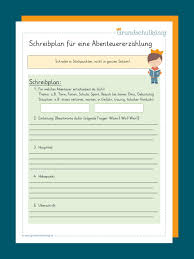 1300 arbeitsblätter für den deutschunterricht. Schreibplan 4 Klasse