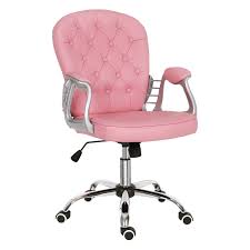 Buy executive swivel office chair at astoundingly low prices without compromising quality. Desk Chair For Home Leather Pink Comfy Padded Computer Chair Adjustable Height Comfy Swivel Chair Kids Chair Home Office Furniture Energy Class A Buy Online In Dominica At Dominica Desertcart Com Productid 200251101