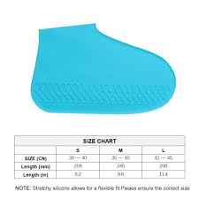 Best Waterproof Non Slip Rubber Rain Shoe Covers Reusable Silicone Black L Sale Online Shopping Cafago Com