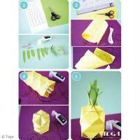 Diy Ananas 3d En Papier Idees Conseils Et Tuto Decoration Ananas Decoration Ananas Ananas Deco