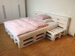 Holzpaletten bett aus europaletten 160x200 palettenbett. 140x200 Cm Bett Aus Paletten Mobel Aus Paletten Europaletten Bett