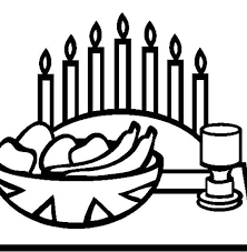 Kwanzaa Day And Kinara Candle Holder Coloring Pages Kids Play Color In 2020 Coloring Pages Kwanzaa Colors Kwanzaa