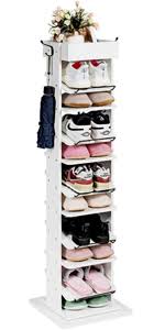 Check spelling or type a new query. Amazon Com Tangkula 7 Tiers Vertical Shoe Rack Entryway Wooden Shoes Racks Modern Shoe Rack Organizer Space Saving Shoes Storage Stand Storage Shelf White Single Home Kitchen