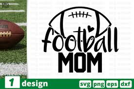 Make an awesome football mom tshirt with this design. Football Mom Graphic By Svgocean Creative Fabrica