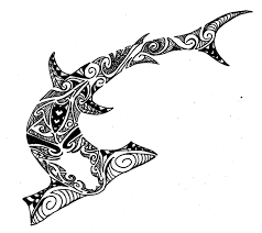 Black And White Hammerhead Shark Tattoo Hammerhead Shark Tribal Tattoo Tribal Tatto On Back In 2020 Marquesan Tattoos Polynesian Tattoo Tribal Tattoos