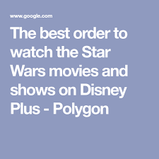 Indeed, disney plus has launched with hundreds of movies and thousands of hours of tv shows to watch, all from disney's library of titles—and from. The Best Order To Watch All The Star Wars Movies And Shows Star Wars Movie Star Wars Disney Plus